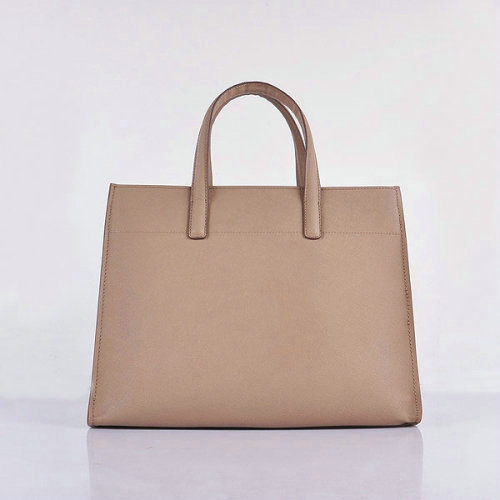 2014 Prada saffiano calf leather tote bag BN2603 apricot - Click Image to Close